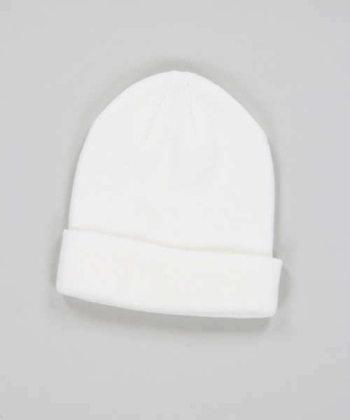 SPINNS(スピンズ)の「HONEYロゴ ニットキャップ(ニットキャップ/ビーニー・レディース・ホワイト/ブラック・ONESIZE)」の4枚目の写真
