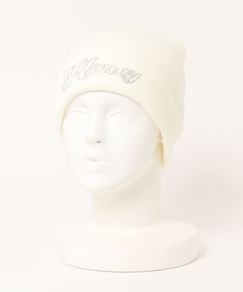 SPINNS(スピンズ)の「HONEYロゴ ニットキャップ(ニットキャップ/ビーニー・レディース・ホワイト/ブラック・ONESIZE)」の7枚目の写真