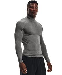 UNDER ARMOUR（アンダーアーマー）の「UAヒートギアアーマー コンプレッション ロングスリーブ モック シャツ(トレーニング メンズ)（Tシャツ/カットソー）」