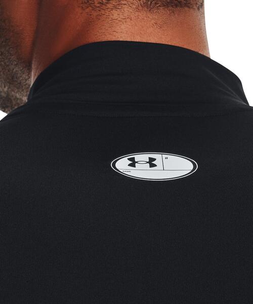 UNDER ARMOUR（アンダーアーマー）の「UAヒートギアアーマー コンプレッション ロングスリーブ モック シャツ（トレーニング/メンズ）（Tシャツ/カットソー・メンズ・ネイビー/ホワイト/ダークグレー/レッド/ブラック/ブルー・L/S/XL/M/XXL/3XL）」の9枚目の写真