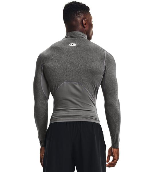 UNDER ARMOUR（アンダーアーマー）の「UAヒートギアアーマー コンプレッション ロングスリーブ モック シャツ（トレーニング/メンズ）（Tシャツ/カットソー・メンズ・ネイビー/ホワイト/ダークグレー/レッド/ブラック/ブルー・L/S/XL/M/XXL/3XL）」の12枚目の写真