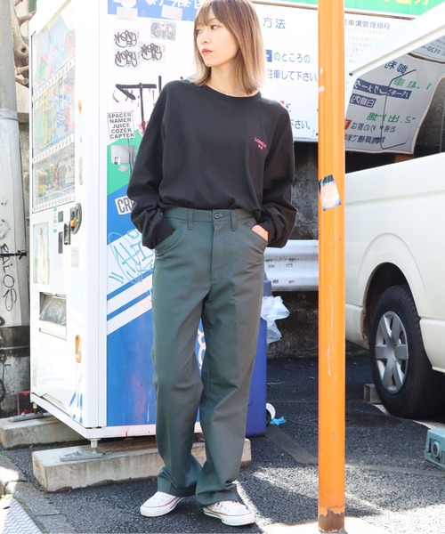 LONELY/論理（ロンリー）の「LONELY(論理)/ロンリー UZUKU YOKUBOU LONG SLEEVE 刺繍 長袖Tシャツ ロゴロンT（Tシャツ/カットソー・メンズ・ホワイト/パープル/ブラック・L/XL/XXL）」の14枚目の写真