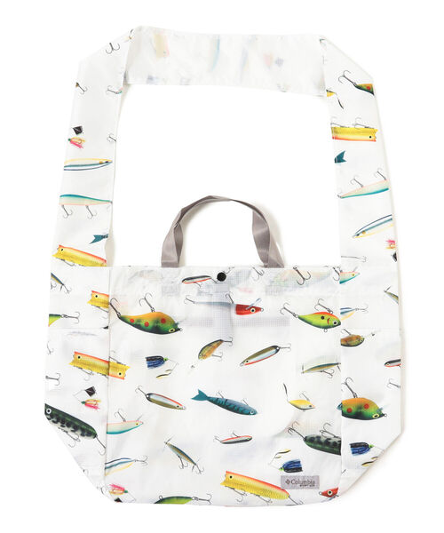 BEAMS BOY（ビームスボーイ）の「＜WOMEN＞Columbia × BEAMS / 別注 PFG Bonre Forest Packable Shoulder Tote（ショルダーバッグ・レディース・ホワイト・FREE）」の17枚目の写真