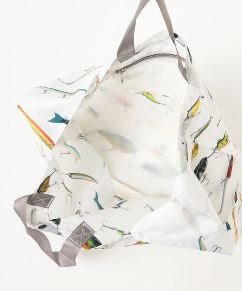 BEAMS BOY（ビームスボーイ）の「＜WOMEN＞Columbia × BEAMS / 別注 PFG Bonre Forest Packable Shoulder Tote（ショルダーバッグ・レディース・ホワイト・FREE）」の11枚目の写真