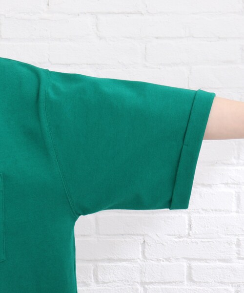 Cutie Blonde(キューティーブロンド)の「◆バックロゴBIGTシャツ(Tシャツ/カットソー・レディース・オフホワイト/キャメル/グリーン/ブラック・00)」の17枚目の写真