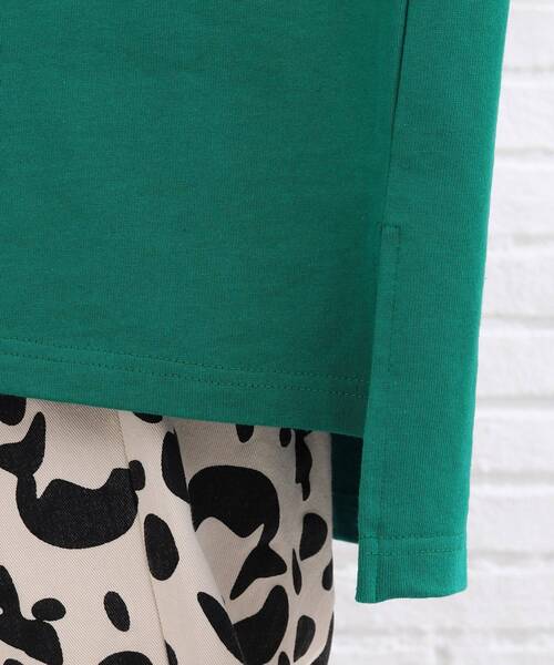 Cutie Blonde(キューティーブロンド)の「◆バックロゴBIGTシャツ(Tシャツ/カットソー・レディース・オフホワイト/キャメル/グリーン/ブラック・00)」の18枚目の写真