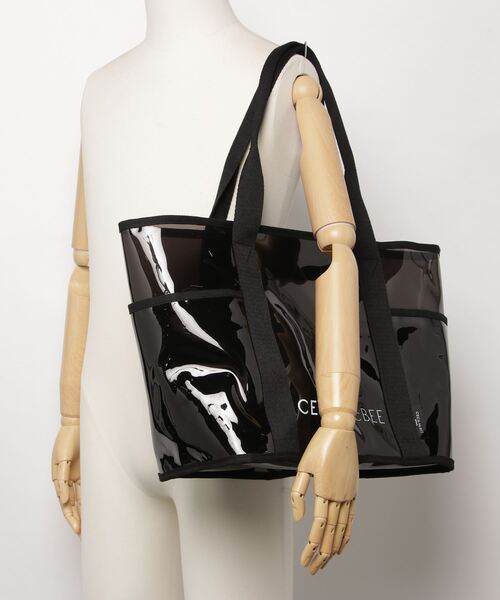 CECIL McBEE(セシルマクビー)の「CECIL McBEE green クリアトートバッグ GOLF(トートバッグ・レディース・ブラック/ピンク・FREE)」の6枚目の写真
