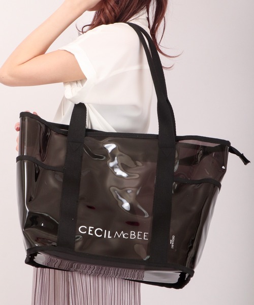 CECIL McBEE(セシルマクビー)の「CECIL McBEE green クリアトートバッグ GOLF(トートバッグ・レディース・ブラック/ピンク・FREE)」の10枚目の写真