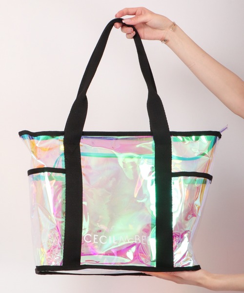 CECIL McBEE(セシルマクビー)の「CECIL McBEE green クリアトートバッグ GOLF(トートバッグ・レディース・ブラック/ピンク・FREE)」の21枚目の写真