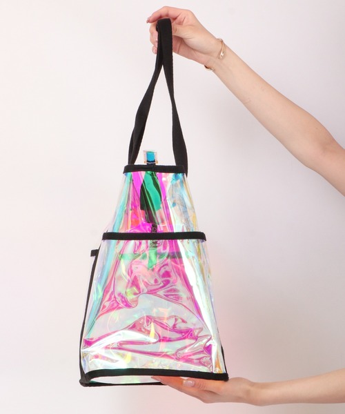 CECIL McBEE(セシルマクビー)の「CECIL McBEE green クリアトートバッグ GOLF(トートバッグ・レディース・ブラック/ピンク・FREE)」の22枚目の写真