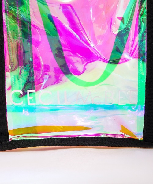 CECIL McBEE(セシルマクビー)の「CECIL McBEE green クリアトートバッグ GOLF(トートバッグ・レディース・ブラック/ピンク・FREE)」の17枚目の写真