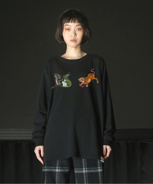STORAMA（ストラマ）の「SESSIONS L/S T-shirts -NETAAWASE -（Tシャツ/カットソー・メンズ・ホワイト/ブラック・S/M/L）」の2枚目の写真