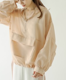 mystic | シアーストライプアノラックパーカー(パーカー)