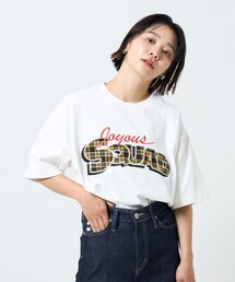 FREAK'S STORE | チェックワッペン刺繍Ｔシャツ(Tシャツ/カットソー)