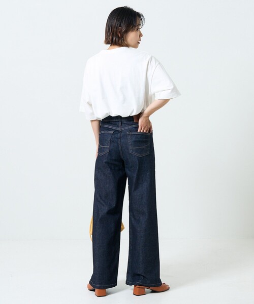 FREAK'S STORE（フリークスストア）の「チェックワッペン刺繍Ｔシャツ（Tシャツ/カットソー・レディース・ライトグレー/ブラック/オフホワイト・ﾌﾘ-）」の4枚目の写真