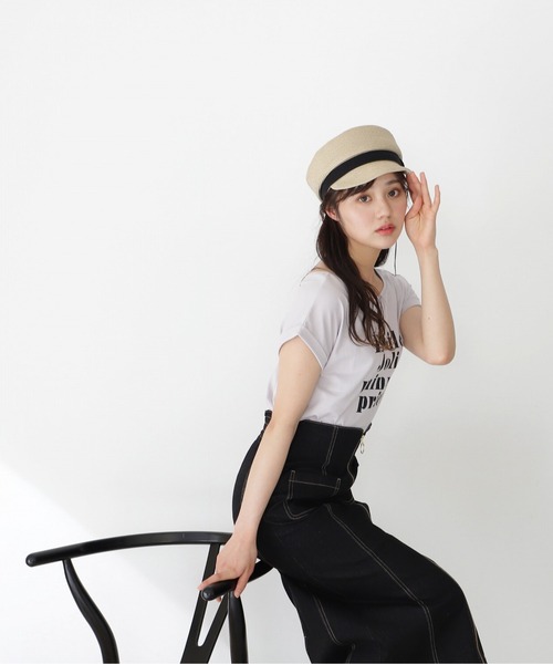 PROPORTION BODY DRESSING(プロポーションボディドレッシング)の「<E>ロゴT / 1212267500(Tシャツ/カットソー・レディース・ダークネイビー/ホワイト系その他/グレー系その他・FREE)」の3枚目の写真