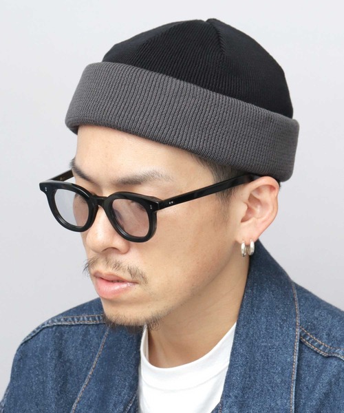 Mr.COVER（ミスターカバー）の「日本製 3WAY ロール ニットキャップ  （ロールキャップ・ミドルワッチ・シングルワッチ） 抗菌防臭効果・オーガニックコットン使用（ニットキャップ/ビーニー・メンズ・ブラック/ブルー/ブラウン/グリーン/アーミー/グレー/ネイビー/オフホワイト/オレンジ/ブルー系その他/ブラック系その他/ダークブラウン/チャコールグレー/アッシュグレー/ライトブラウン/チャコール・FREE）」の4枚目の写真