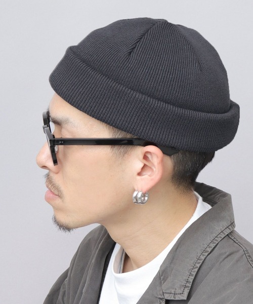 Mr.COVER（ミスターカバー）の「日本製 3WAY ロール ニットキャップ  （ロールキャップ・ミドルワッチ・シングルワッチ） 抗菌防臭効果・オーガニックコットン使用（ニットキャップ/ビーニー・メンズ・ブラック/ブルー/ブラウン/グリーン/アーミー/グレー/ネイビー/オフホワイト/オレンジ/ブルー系その他/ブラック系その他/ダークブラウン/チャコールグレー/アッシュグレー/ライトブラウン/チャコール・FREE）」の7枚目の写真