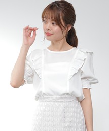 Honeys | フリルブラウスっぽいやつ。　写真のやつは2年前くらいに買ってるからもう既に無い気がする。類似商品探してきた。(シャツ/ブラウス)