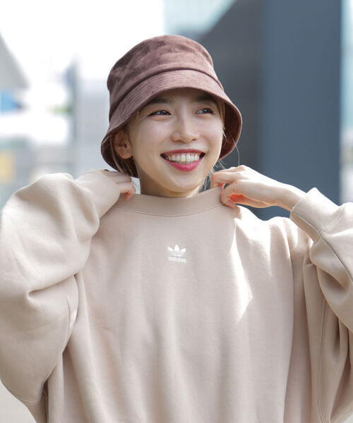 Ray BEAMS(レイビームス)の「Ray BEAMS / フェイク スエード バケット ハット(ハット・レディース・ブラック/ブラウン/ピンク・ONE SIZE)」の7枚目の写真