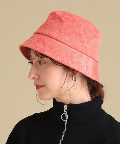 Ray BEAMS(レイビームス)の「Ray BEAMS / フェイク スエード バケット ハット(ハット・レディース・ブラック/ブラウン/ピンク・ONE SIZE)」の9枚目の写真