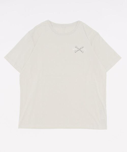 UNRAVEL PROJECT（アンレーベル プロジェクト）の「UNRAVEL PROJECT/アンラヴェルプロジェクト/UNRVL BONES VINTA J BASIC TEE(UMAF9-101)（Tシャツ/カットソー・メンズ・グレー・SMALL/MEDIUM/LARGE/X-LARGE/XX-LARGE）」の3枚目の写真