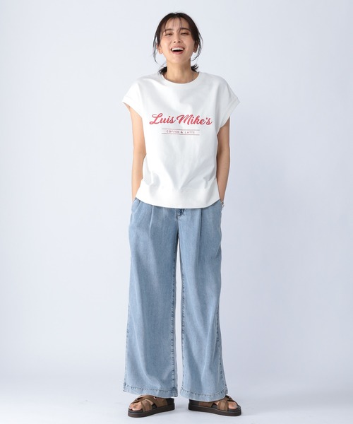 BARNYARDSTORM（バンヤードストーム）の「BARNYARDSTORM / コットンインレイプルオーバー（Tシャツ/カットソー・レディース・ホワイト/グレー・1/0）」の16枚目の写真