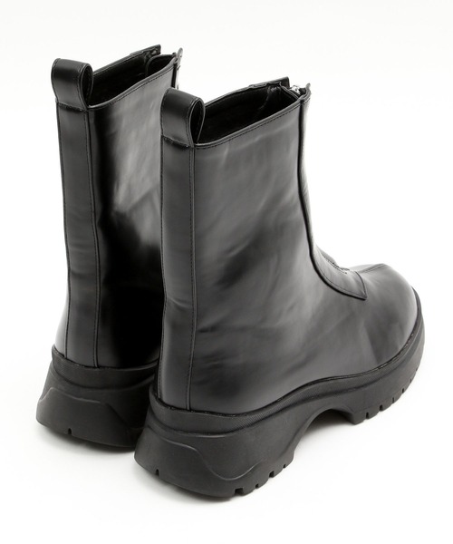 BAYFLOW(ベイフロー)の「フロントジップブーツ(ブーツ・レディース・ブラック/ベージュ・MEDIUM/LARGE)」の21枚目の写真