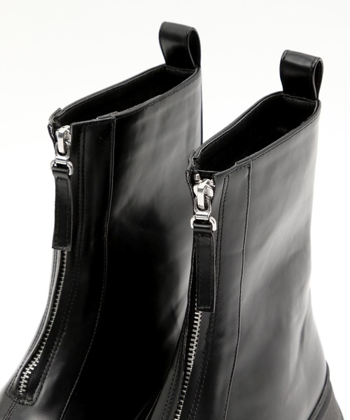 BAYFLOW(ベイフロー)の「フロントジップブーツ(ブーツ・レディース・ブラック/ベージュ・MEDIUM/LARGE)」の14枚目の写真