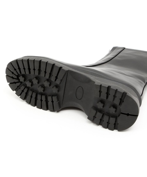 BAYFLOW(ベイフロー)の「フロントジップブーツ(ブーツ・レディース・ブラック/ベージュ・MEDIUM/LARGE)」の5枚目の写真