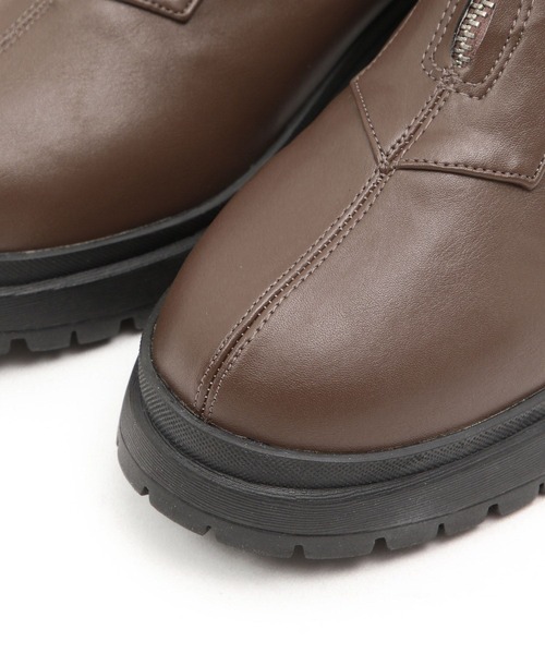 BAYFLOW(ベイフロー)の「フロントジップブーツ(ブーツ・レディース・ブラック/ベージュ・MEDIUM/LARGE)」の16枚目の写真