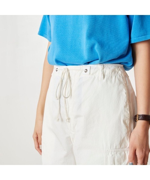 THE SHINZONE（ザ　シンゾーン）の「THE SHINZONE WIND OVER PANTS 22MMSPA06（カーゴパンツ・レディース・オフホワイト・36）」の9枚目の写真