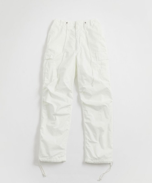 THE SHINZONE（ザ　シンゾーン）の「THE SHINZONE WIND OVER PANTS 22MMSPA06（カーゴパンツ・レディース・オフホワイト・36）」の4枚目の写真