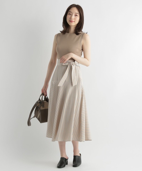 Andemiu（アンデミュウ）の「フロントシームサボ352111（サンダル・レディース・ブラック/ベージュ・S/M/L）」の4枚目の写真