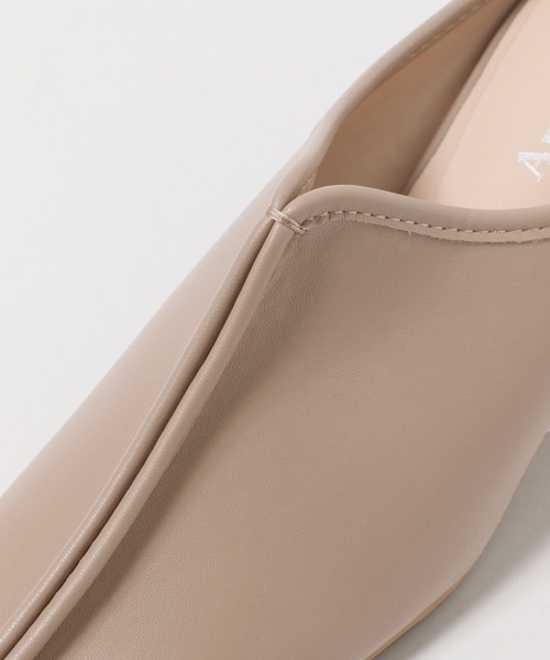 Andemiu（アンデミュウ）の「フロントシームサボ352111（サンダル・レディース・ブラック/ベージュ・S/M/L）」の12枚目の写真