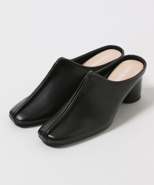 Andemiu（アンデミュウ）の「フロントシームサボ352111（サンダル・レディース・ブラック/ベージュ・S/M/L）」の14枚目の写真