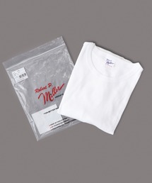 Robert P.Miller パネルリブ半袖Tシャツ ユニセックス RPM