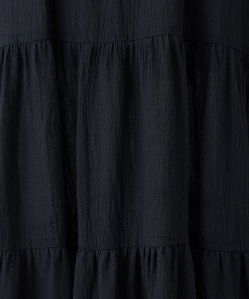 BEARDSLEY（ビアズリー）の「《FRIPIER》ボイルティアードワンピース（ワンピース・レディース・ブラック/オレンジ/グリーン・FREE）」の11枚目の写真