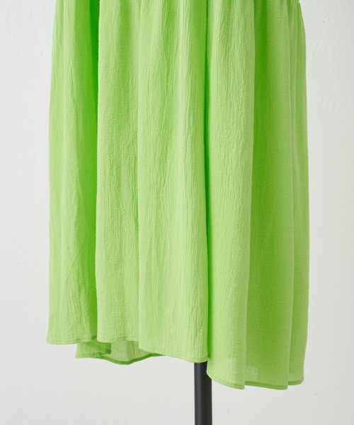 BEARDSLEY（ビアズリー）の「《FRIPIER》ボイルティアードワンピース（ワンピース・レディース・ブラック/オレンジ/グリーン・FREE）」の9枚目の写真