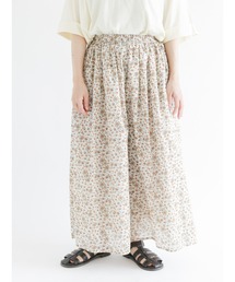 Samansa Mos2 | インドボイル花柄ガウチョパンツ(その他パンツ)