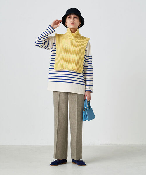 NOLLEY’S(ノーリーズ)の「【Le minor/ルミノア】別注カラーボーダーカットソー(Tシャツ/カットソー・レディース・ホワイト系その他4/グレー系その他3/ブルー系その他7・FREE)」の19枚目の写真