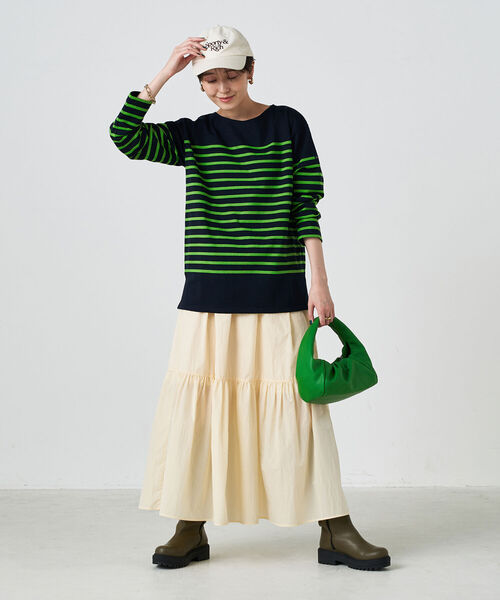 NOLLEY’S(ノーリーズ)の「【Le minor/ルミノア】別注カラーボーダーカットソー(Tシャツ/カットソー・レディース・ホワイト系その他4/グレー系その他3/ブルー系その他7・FREE)」の20枚目の写真