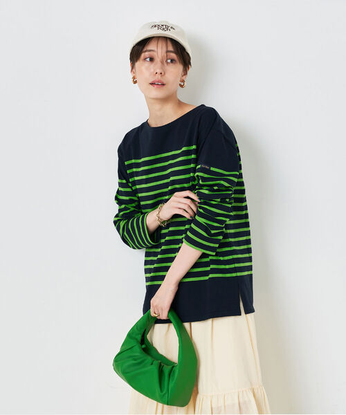 NOLLEY’S(ノーリーズ)の「【Le minor/ルミノア】別注カラーボーダーカットソー(Tシャツ/カットソー・レディース・ホワイト系その他4/グレー系その他3/ブルー系その他7・FREE)」の11枚目の写真