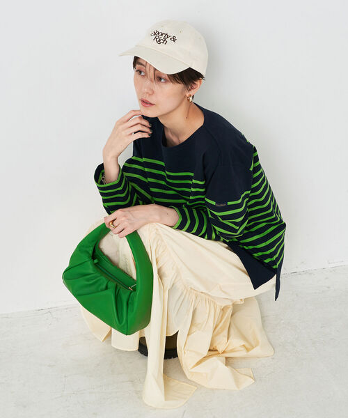 NOLLEY’S(ノーリーズ)の「【Le minor/ルミノア】別注カラーボーダーカットソー(Tシャツ/カットソー・レディース・ホワイト系その他4/グレー系その他3/ブルー系その他7・FREE)」の16枚目の写真