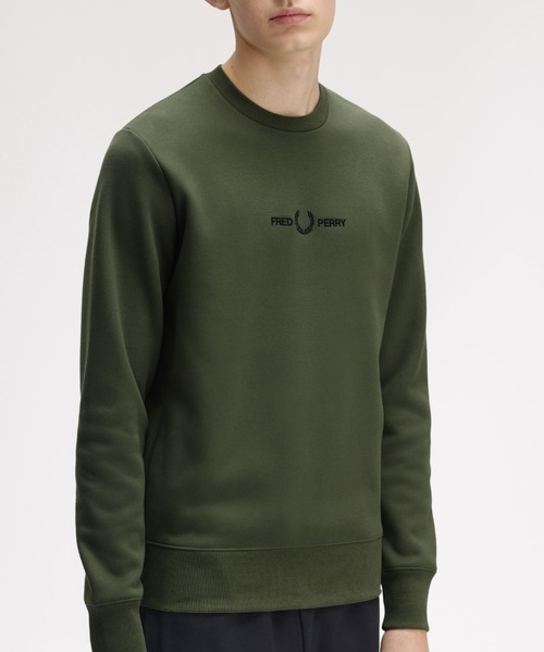 Embroidered Sweatshirt／刺繍スウェットシャツ（スウェット）｜FRED