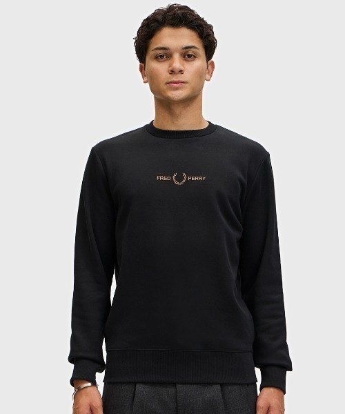 セール】Embroidered Sweatshirt／刺繍スウェットシャツ（スウェット