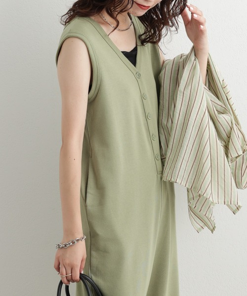 CIAOPANIC TYPY（チャオパニックティピー）の「2WAY裏毛オールインワン（つなぎ/オールインワン・レディース・ブラック/オリーブ/グレー系その他・ONE SIZE）」の5枚目の写真