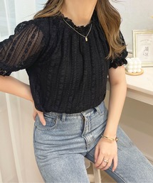 レースハイネックトップス【ZOZOTOWN限定アイテム】