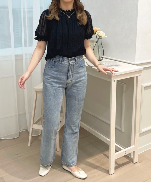 apres jour(アプレジュール)の「レースハイネックトップス【ZOZOTOWN限定アイテム】(シャツ/ブラウス・レディース・ブラック/オフホワイト・フリー/X-LARGE)」の16枚目の写真