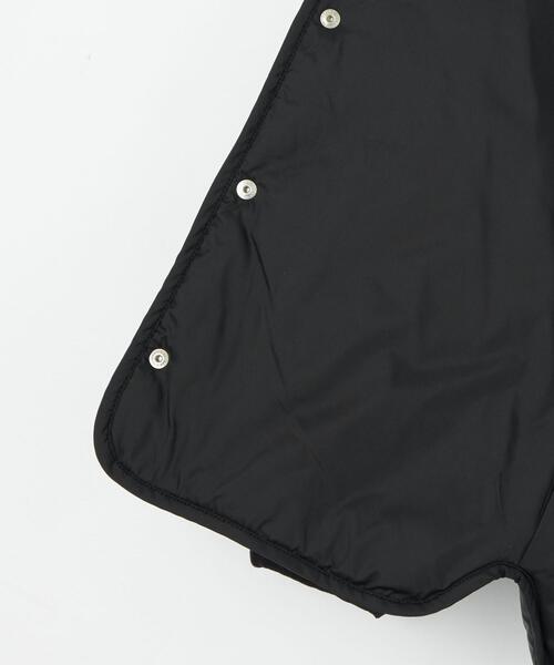 green label relaxing（グリーンレーベルリラクシング）の「TJ キルト×ボア セーラーカラー ブルゾン 100-130cm -撥水-（ブルゾン・キッズ・ブラック/ナチュラル・S130/XS110）」の7枚目の写真